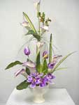 Calla Lily, Orchid & Tulip Arrangement